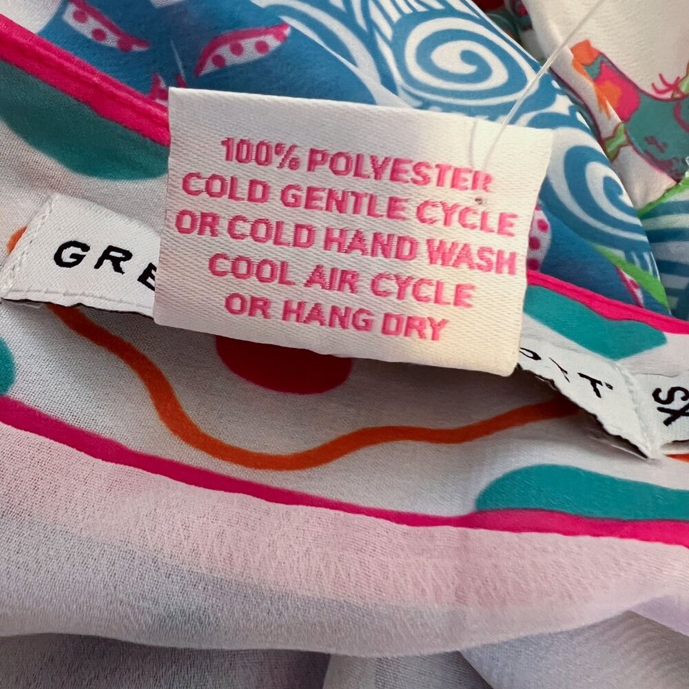 Gretchen Scott Ipanema Animal Kingdom Tiered Maxi Skirt Womens Extra Small NEW - Picture 11 of 11